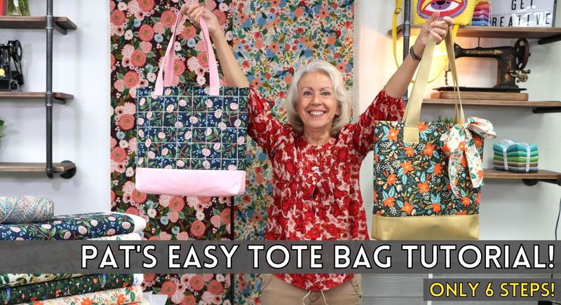 Pat's Easy Tote Bag In 6 Steps