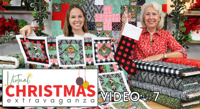 Virtual Christmas Extravaganza Video #7: Holiday Homies Flannel by Tula Pink!