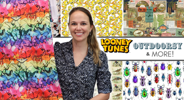 New Fabric Video #85: Looney Tunes, Outdoorsy, Cats & More!