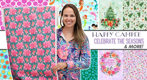 New Fabric Video #87: Celebrate The Seasons, Happy Camper, & More!