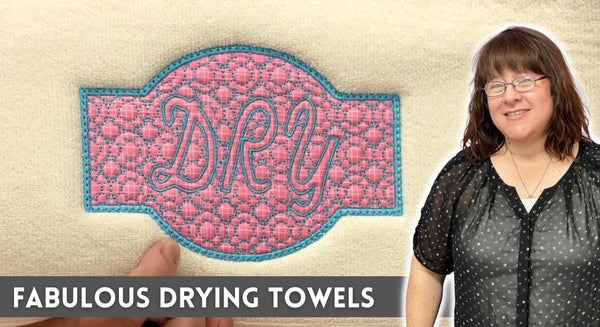Five Minute Friday: Fabulous Applique Drying Towel
