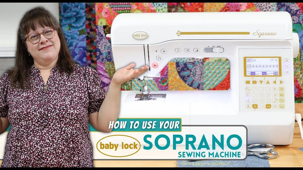 How To Use The BabyLock Soprano BLMSP Sewing Machine!