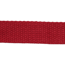 1in Cotton Webbing Dark Red 25MM-C-1