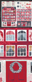 Adventale-38" Advent CalenderPanel ADV25919
