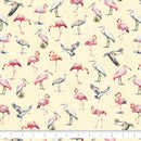 All Florida Shop Hop 2025-Flamingos Cream 2600-30878-E