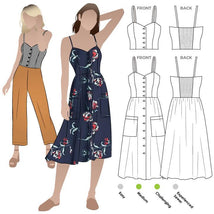 Ariana Woven Dress Pattern Size 4-16