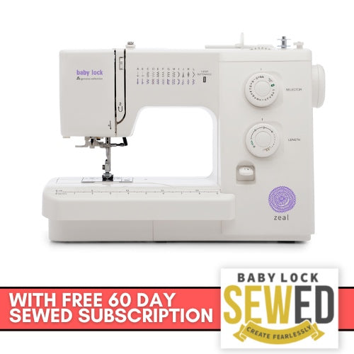 BabyLock Zeal Sewing Machine - BL35B – The Sewing Studio Fabric 
