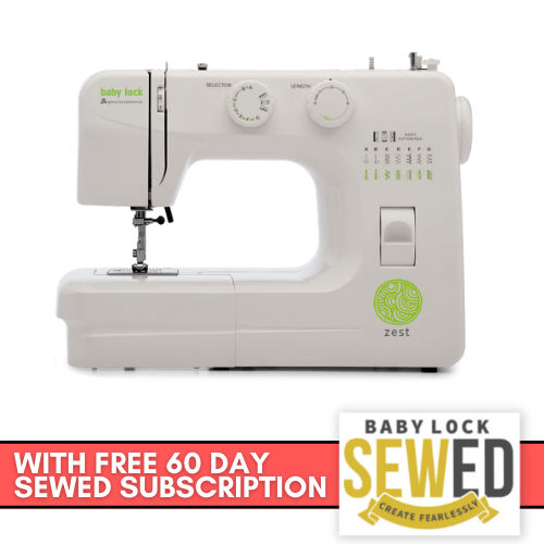 Babylock Zest Sewing machine — Just Sew Happy NC