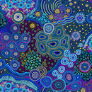 Baiame's Spirit-Patchwork Blue OA598381