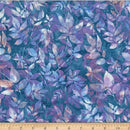 Bali Batik Distressed Leaves - Cerulean V2550-258