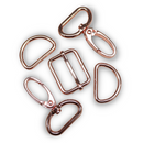Basic Bag Hardware Set 1" - Rose Gold