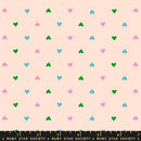 Best Day Ever - Hearts Ditsy Blender Peach Cream RS0091-18
