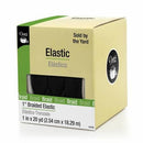 Black Braided Elastic 1" 9435B