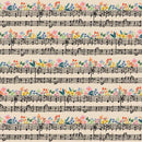 Bramble-Music Notes Cream RP903-CR1