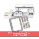 Brother NQ1700E Embroidery Machine | Included Free: 5"x7" Sash Frame