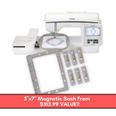 Brother NQ1700E Embroidery Machine  |  Included Free: 5"x7" Sash Frame