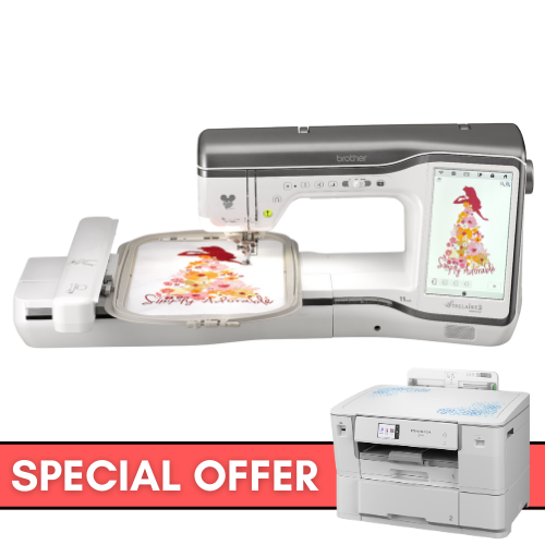 Brother Stellaire2 Innov-is XJ2 Disney Combo Sewing and Embroidery Machine  with FREE GIFTS. - 012502673286