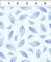 Daydreams-Small Leaves Blue 8DD-2