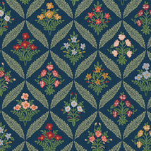 Dahlia-Estee Garden-Navy Canvas RP1602-NM4C