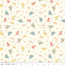 Flannel Dinos-Cream F16026-CREAM