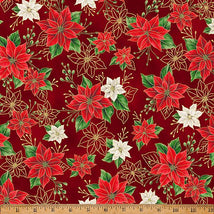 Blooming Holidays-Scarlet/Gold X7788-78G