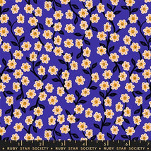 Hello Alice - Chatty Garden Florals Blacklight RS2128-14