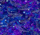 Hidden Treasures-Whale Outlines Blue OA-598601