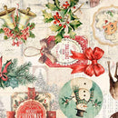 Holly Jolly-Christmas Collage Cream 2600-31160-E