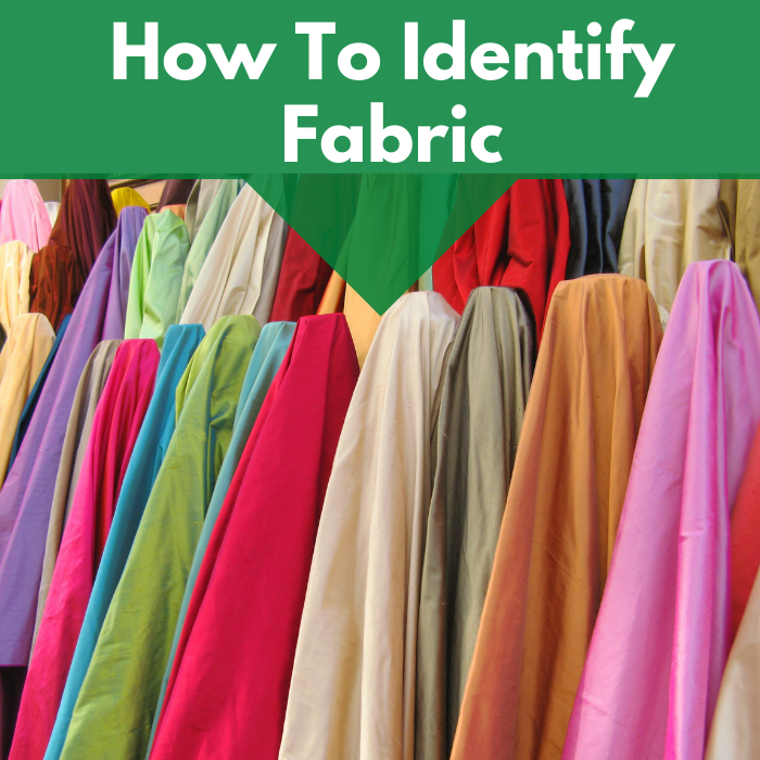 How To Identify Fabric An In Store Presentation* Sat 06/15 1000am11