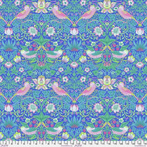 Kaffe x Morris & Co.-Strawberry Thief Blue  PWKW013.BLUE