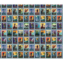 Legends Of The National Parks-23" Postcards Panel Blue CD13281-BLUE