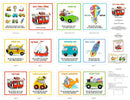 Let's Take A Ride-36" Soft Book Panel White 17010-WHITE