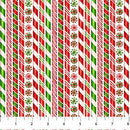 Vintage Christmas-Candy Stripe White/Multi DP28167-10