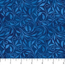 Nativity-Leaf Scroll Blue 28226-48