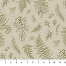 Natural Elements-Lg Tossed Fern Taupe/Green 27862-12