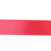 1 1/2in Poly/Nylon Herringbone Webbing Red 38MM-3