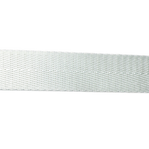 1in Poly/Nylon Herringbone Webbing Silver 25MM-9