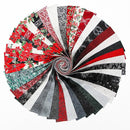 Precut 2-1/2" Strips-Jingle Pops 2025 Silver JP12-28