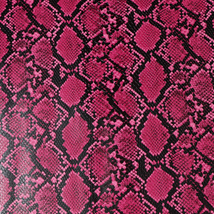 Precut Vinyl - Boa Python - Kiss Fuschia - 18"x27"