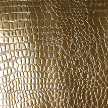Precut Vinyl - Crocco - Gold - 18"x54"