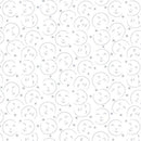QUILTERS FLOUR V - White On White 1680-01W