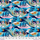 Rising Tide-Waves Blue PWMF044.BLUE