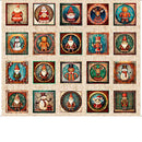 Santa's Workshop- 36" Christmas Character Picture Panel 2600-31070-X