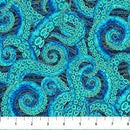 Shimmer Enigma-Tentacles Dk Blue Multi 28183M-48
