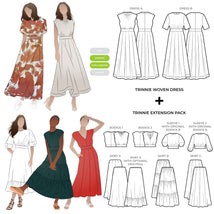 Trinnie Woven Dress Pattern Size 10-22