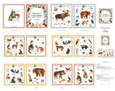 Who Lives In The Woods?-36" Soft Book Panel Beige 722-BEIGE