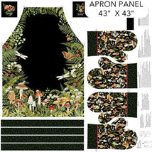 Wild Harvest-44" Apron Panel Black DP27518-99