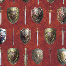 Wizards & Warriors-Swords & Shields Rust 2600-30241-T