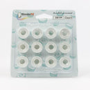 Wonderfil DecoBob Prewound Set Class 15 White DBP15-104