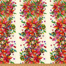 Yuletide Blooms-Cream X5554-33